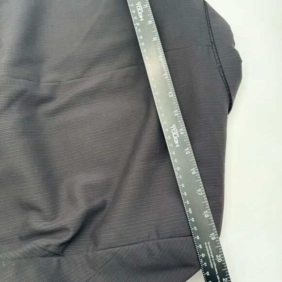 RALPH LAUREN Men's 40L 3 Button Blazer Suit Jacket Black Pinstriped 100% Wool - Picture 9 of 10